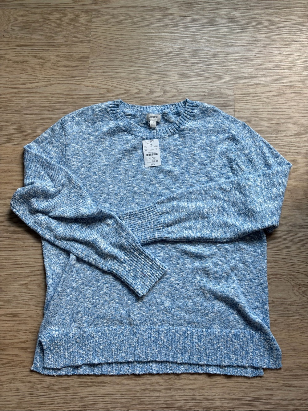 Light Blue J.Crew Crewneck Sweater